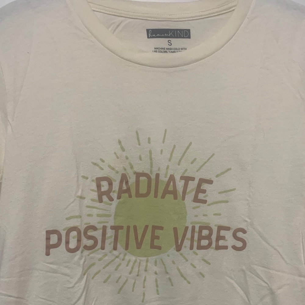 HumanKind - Radiate Positive Vibes Tee - Picture 3 of 3